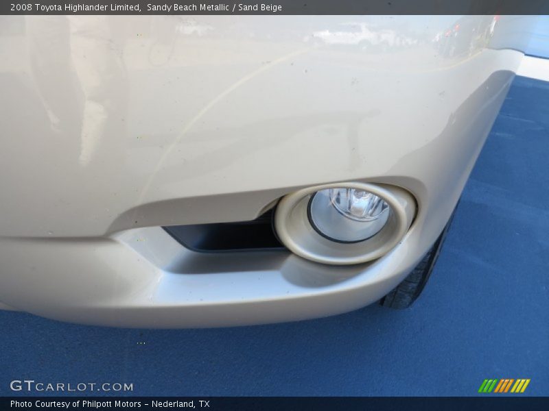 Sandy Beach Metallic / Sand Beige 2008 Toyota Highlander Limited