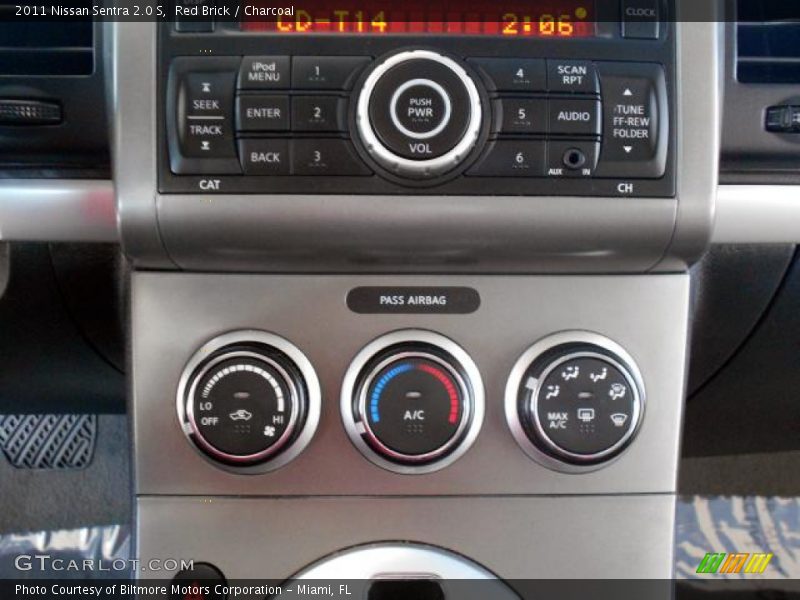 Red Brick / Charcoal 2011 Nissan Sentra 2.0 S