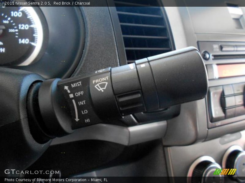 Red Brick / Charcoal 2011 Nissan Sentra 2.0 S