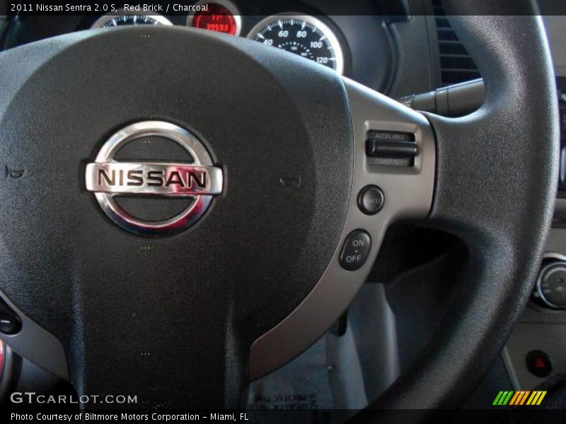 Red Brick / Charcoal 2011 Nissan Sentra 2.0 S