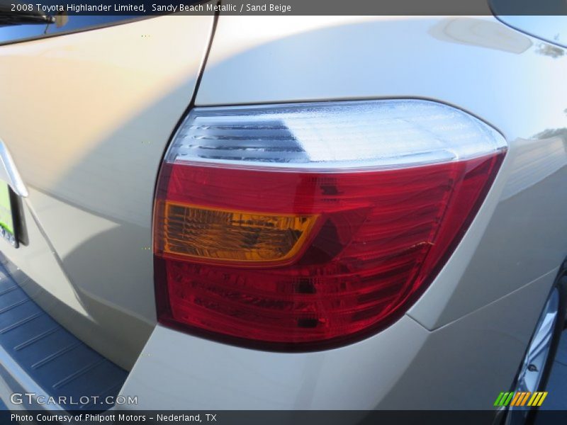 Sandy Beach Metallic / Sand Beige 2008 Toyota Highlander Limited
