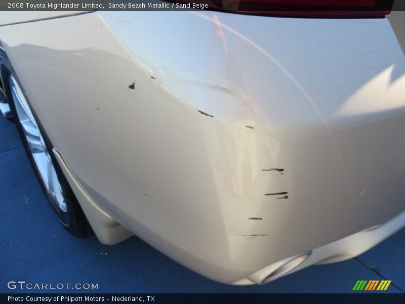 Sandy Beach Metallic / Sand Beige 2008 Toyota Highlander Limited