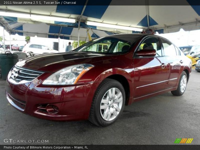 Tuscan Sun / Charcoal 2011 Nissan Altima 2.5 S