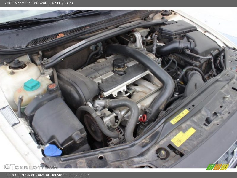  2001 V70 XC AWD Engine - 2.4 Liter Turbocharged DOHC 20 Valve Inline 5 Cylinder