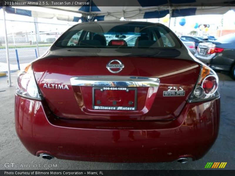 Tuscan Sun / Charcoal 2011 Nissan Altima 2.5 S