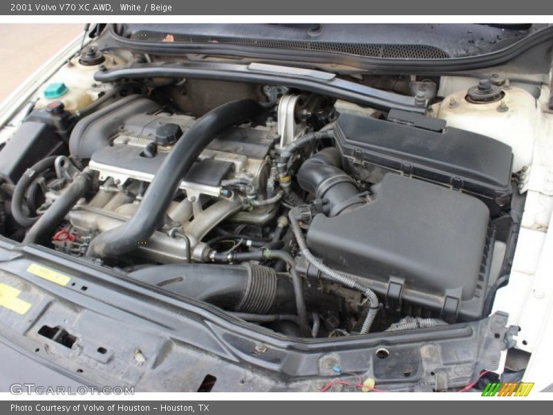  2001 V70 XC AWD Engine - 2.4 Liter Turbocharged DOHC 20 Valve Inline 5 Cylinder