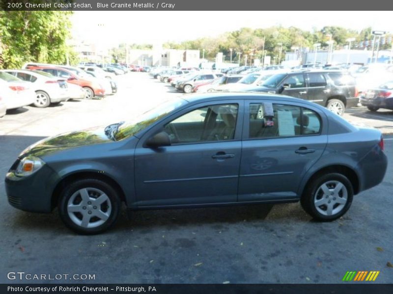 Blue Granite Metallic / Gray 2005 Chevrolet Cobalt Sedan