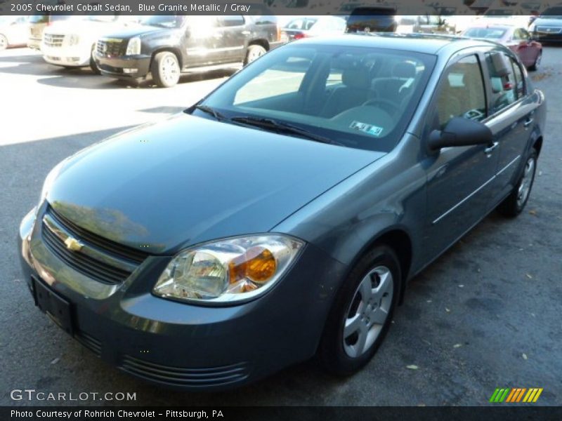 Blue Granite Metallic / Gray 2005 Chevrolet Cobalt Sedan