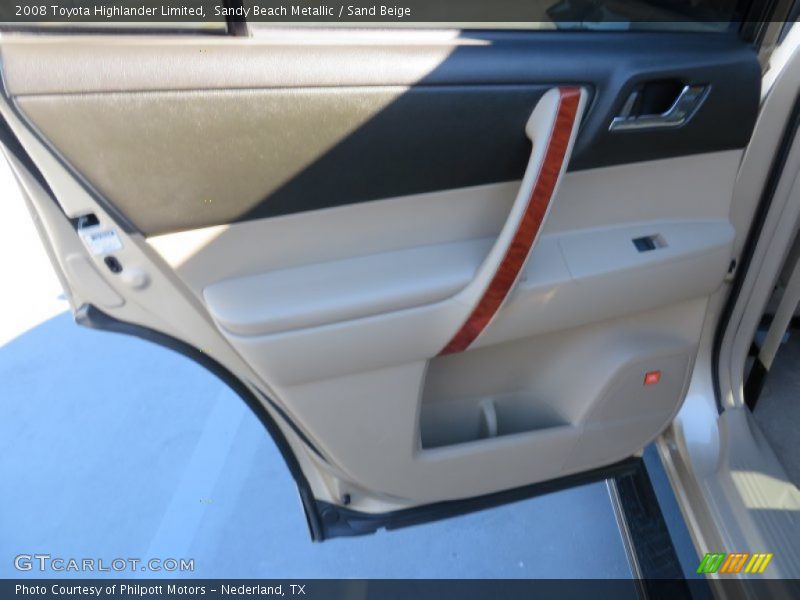 Sandy Beach Metallic / Sand Beige 2008 Toyota Highlander Limited
