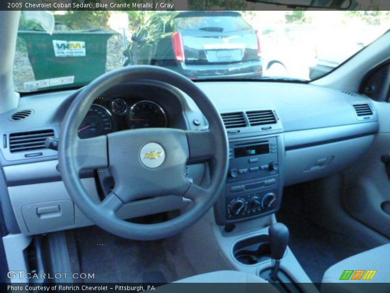 Blue Granite Metallic / Gray 2005 Chevrolet Cobalt Sedan