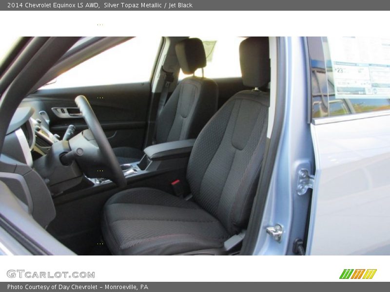 Silver Topaz Metallic / Jet Black 2014 Chevrolet Equinox LS AWD
