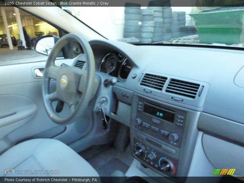 Blue Granite Metallic / Gray 2005 Chevrolet Cobalt Sedan