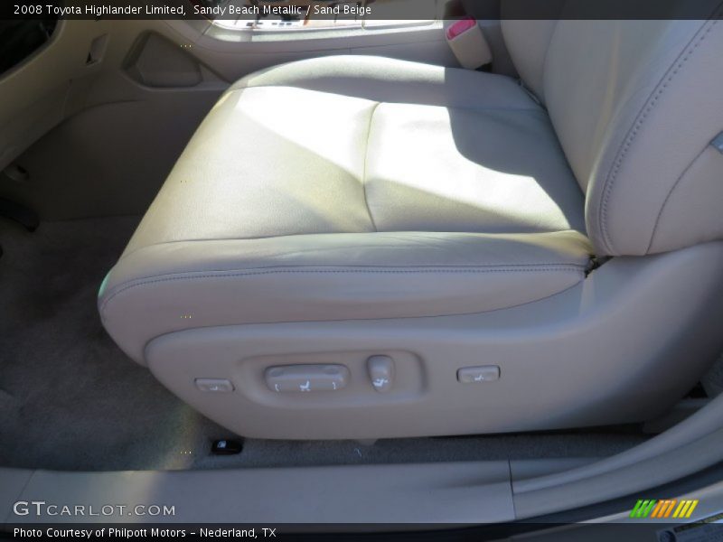 Sandy Beach Metallic / Sand Beige 2008 Toyota Highlander Limited