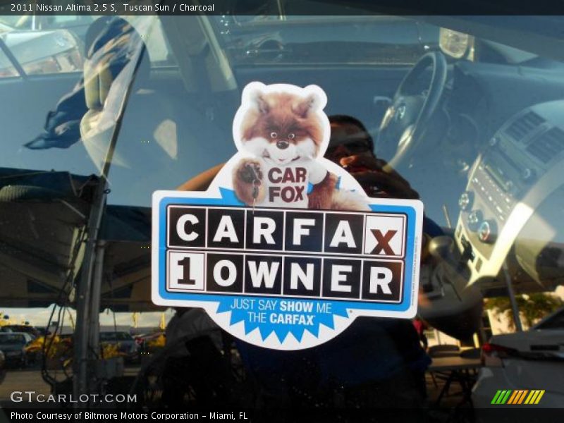 Tuscan Sun / Charcoal 2011 Nissan Altima 2.5 S