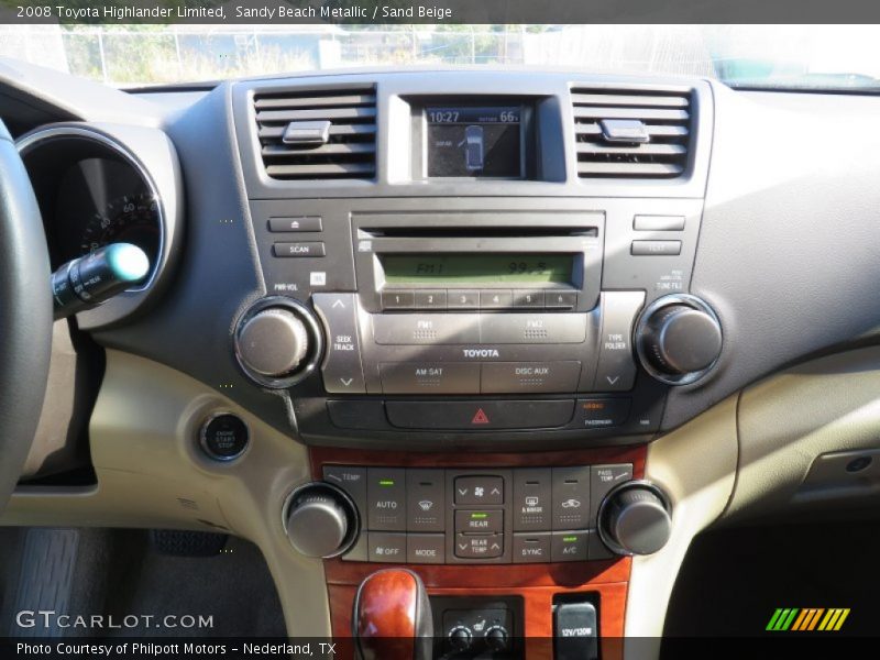 Sandy Beach Metallic / Sand Beige 2008 Toyota Highlander Limited