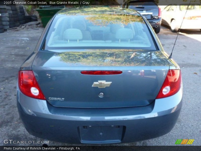 Blue Granite Metallic / Gray 2005 Chevrolet Cobalt Sedan