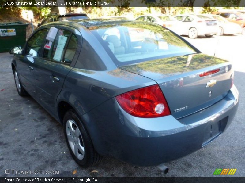 Blue Granite Metallic / Gray 2005 Chevrolet Cobalt Sedan
