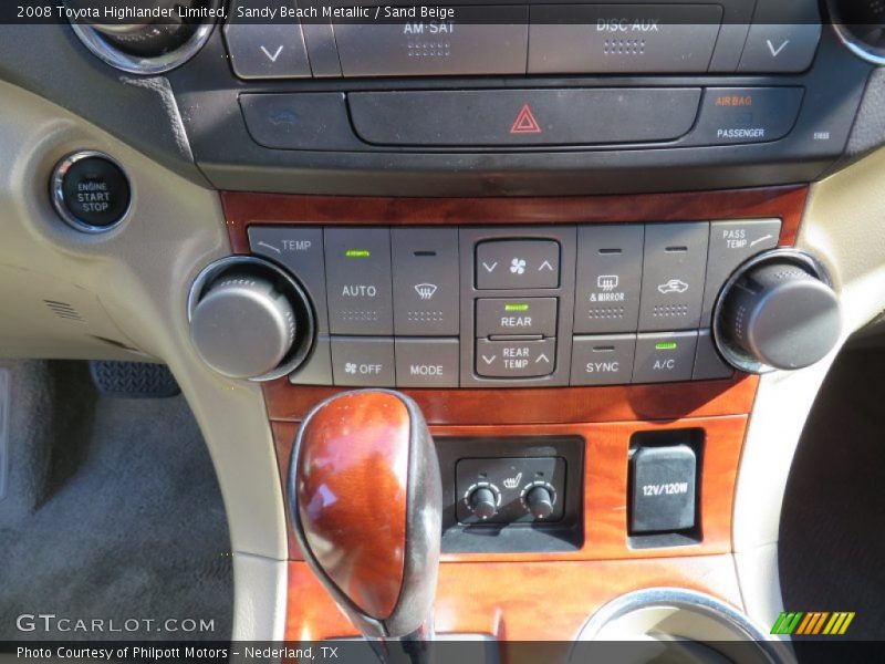 Sandy Beach Metallic / Sand Beige 2008 Toyota Highlander Limited