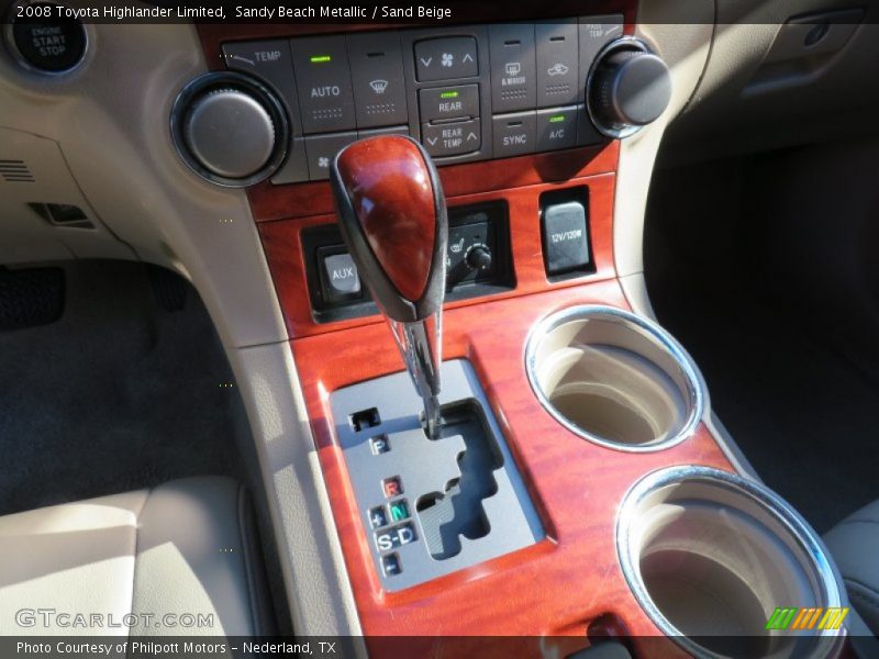 Sandy Beach Metallic / Sand Beige 2008 Toyota Highlander Limited