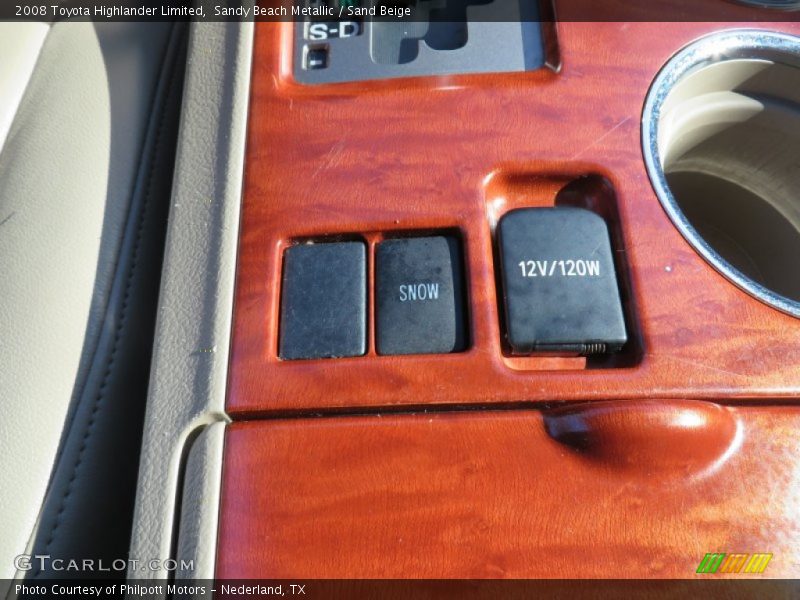 Sandy Beach Metallic / Sand Beige 2008 Toyota Highlander Limited