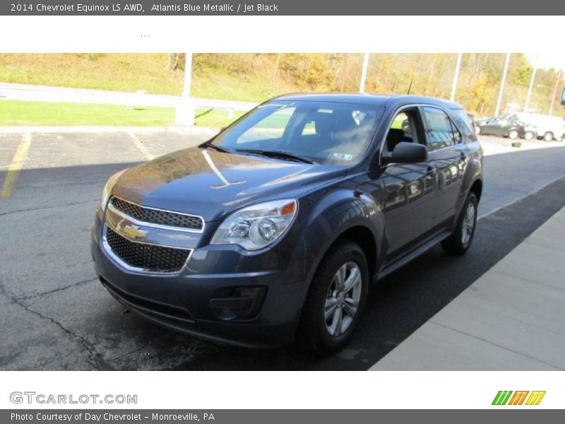 Atlantis Blue Metallic / Jet Black 2014 Chevrolet Equinox LS AWD