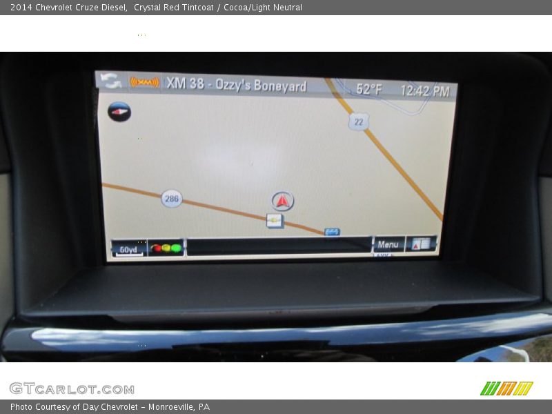 Crystal Red Tintcoat / Cocoa/Light Neutral 2014 Chevrolet Cruze Diesel