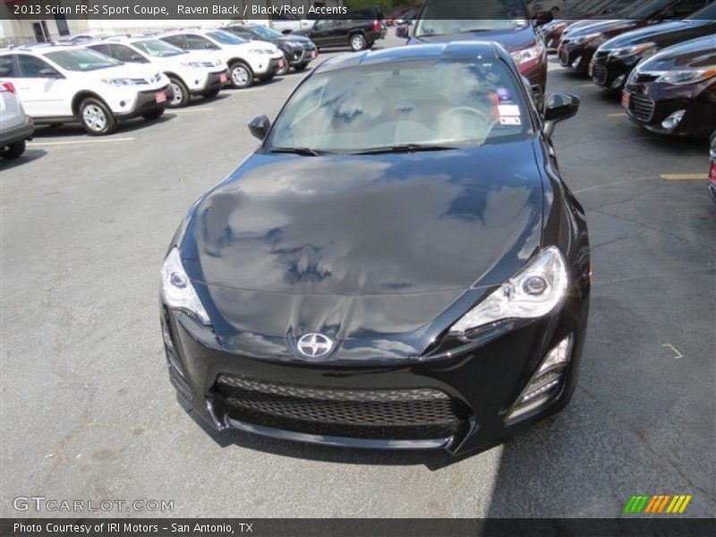 Raven Black / Black/Red Accents 2013 Scion FR-S Sport Coupe