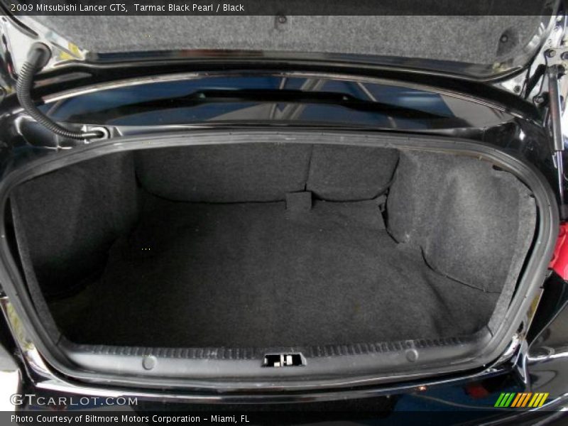 Tarmac Black Pearl / Black 2009 Mitsubishi Lancer GTS