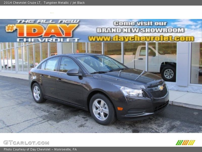 Tungsten Metallic / Jet Black 2014 Chevrolet Cruze LT