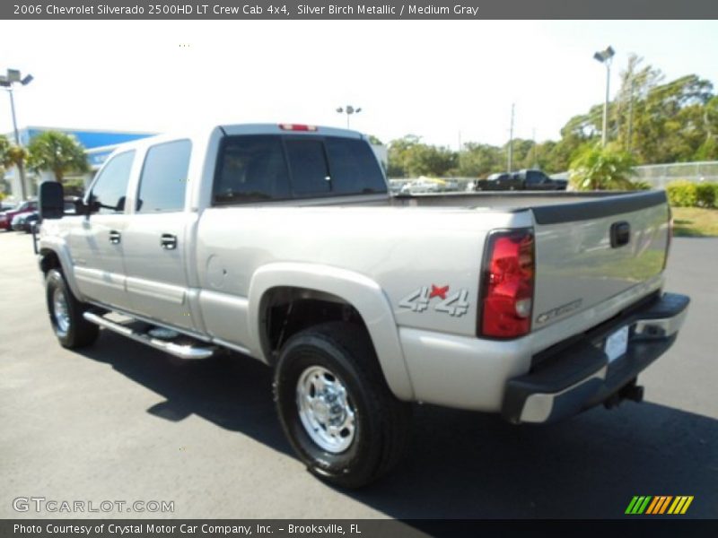 Silver Birch Metallic / Medium Gray 2006 Chevrolet Silverado 2500HD LT Crew Cab 4x4