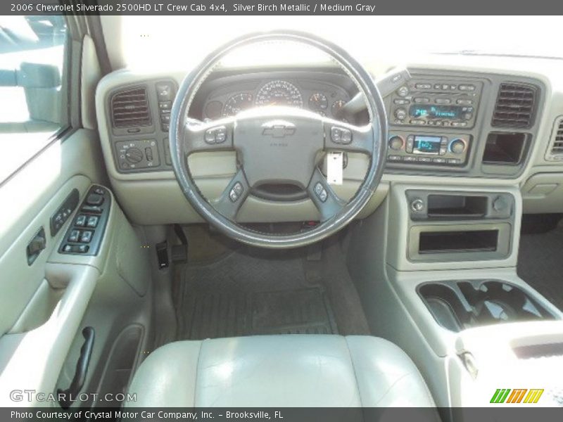 Silver Birch Metallic / Medium Gray 2006 Chevrolet Silverado 2500HD LT Crew Cab 4x4