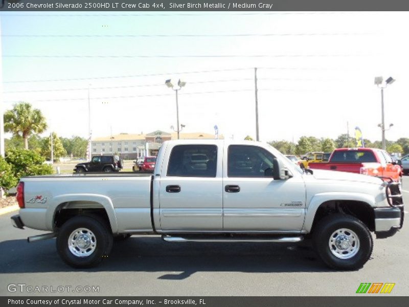 Silver Birch Metallic / Medium Gray 2006 Chevrolet Silverado 2500HD LT Crew Cab 4x4