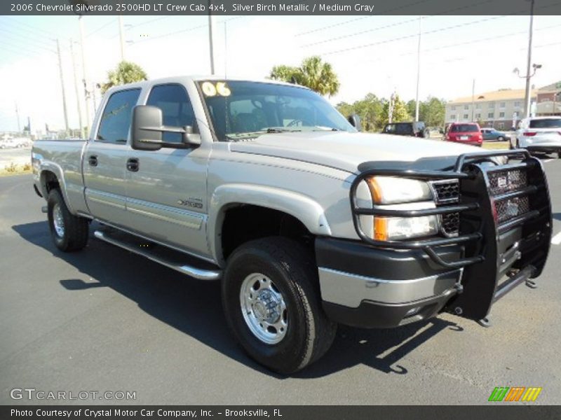 Silver Birch Metallic / Medium Gray 2006 Chevrolet Silverado 2500HD LT Crew Cab 4x4