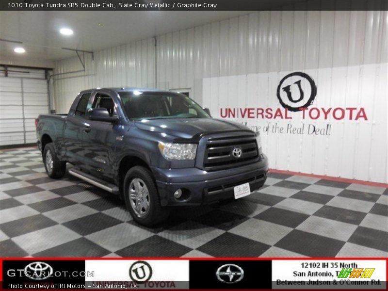 Slate Gray Metallic / Graphite Gray 2010 Toyota Tundra SR5 Double Cab