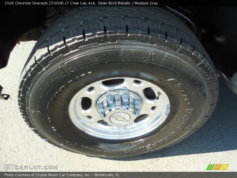 Silver Birch Metallic / Medium Gray 2006 Chevrolet Silverado 2500HD LT Crew Cab 4x4