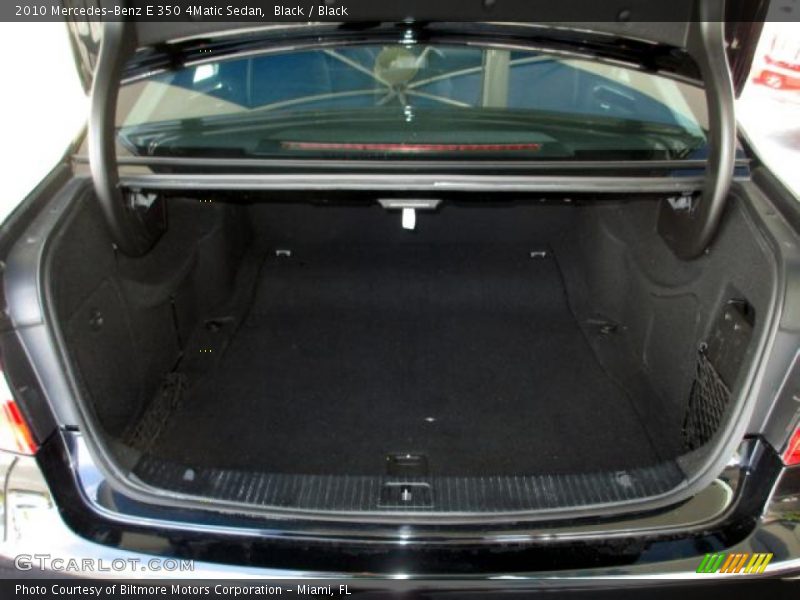Black / Black 2010 Mercedes-Benz E 350 4Matic Sedan