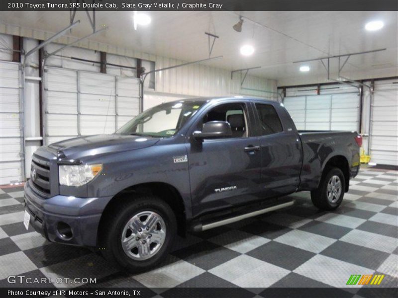 Slate Gray Metallic / Graphite Gray 2010 Toyota Tundra SR5 Double Cab