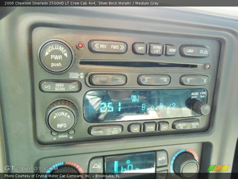 Silver Birch Metallic / Medium Gray 2006 Chevrolet Silverado 2500HD LT Crew Cab 4x4