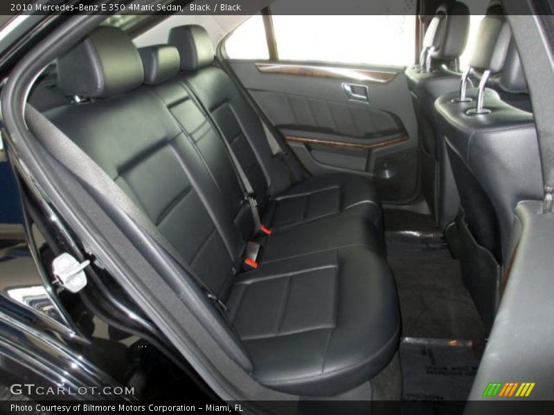 Black / Black 2010 Mercedes-Benz E 350 4Matic Sedan