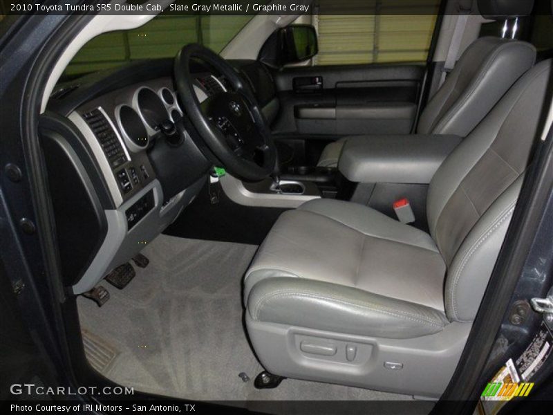 Slate Gray Metallic / Graphite Gray 2010 Toyota Tundra SR5 Double Cab