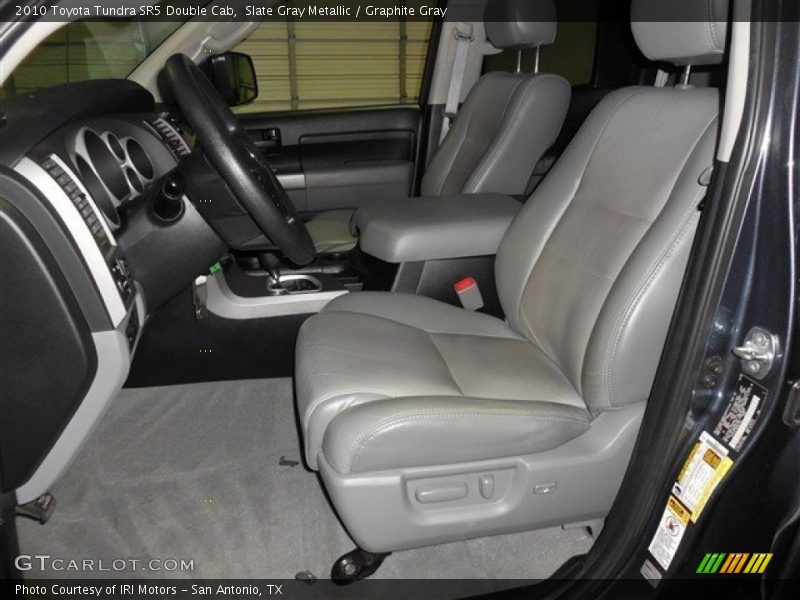 Slate Gray Metallic / Graphite Gray 2010 Toyota Tundra SR5 Double Cab