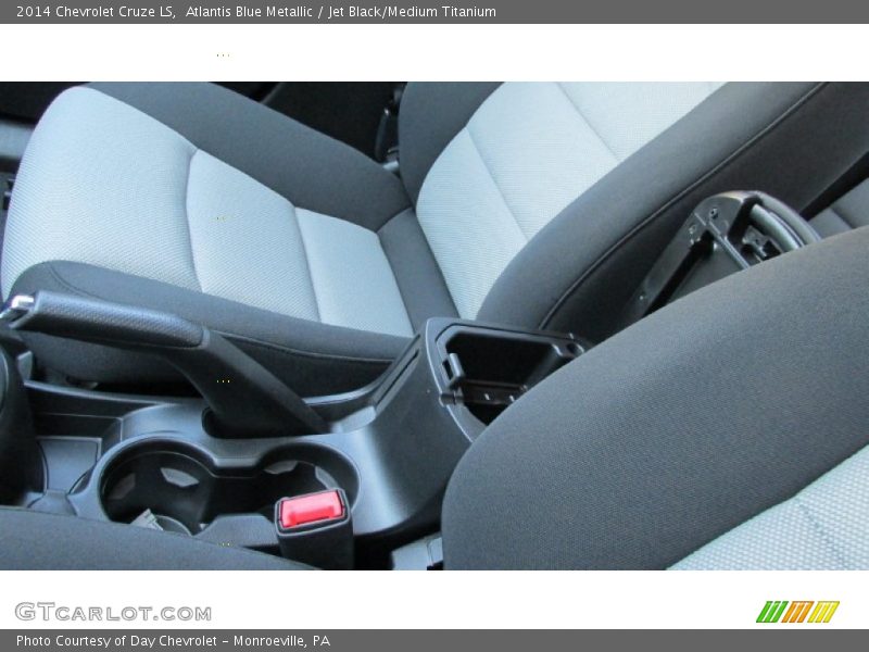 Atlantis Blue Metallic / Jet Black/Medium Titanium 2014 Chevrolet Cruze LS
