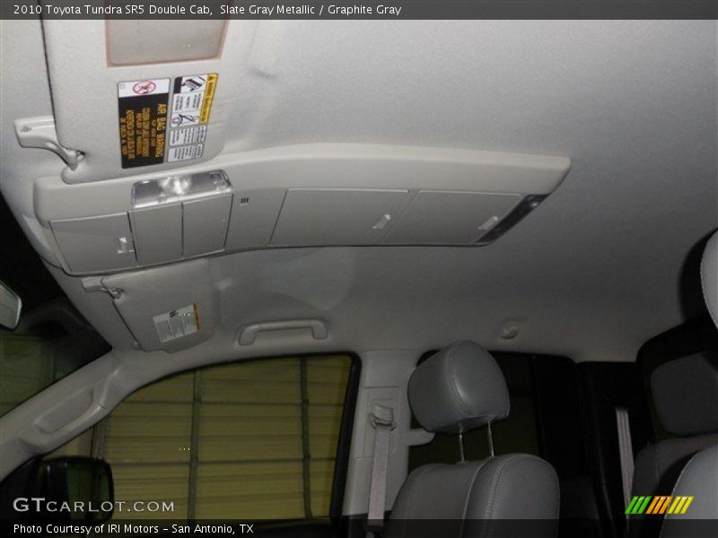 Slate Gray Metallic / Graphite Gray 2010 Toyota Tundra SR5 Double Cab