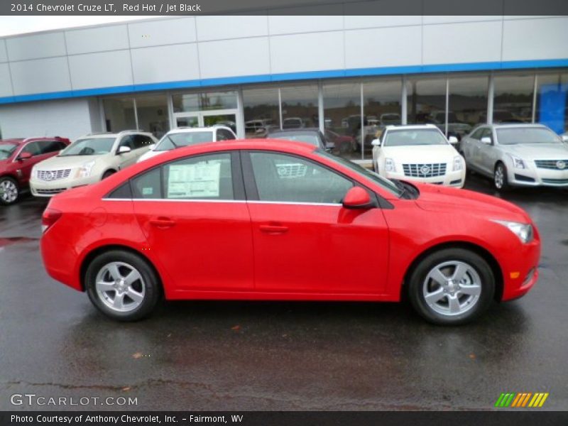 Red Hot / Jet Black 2014 Chevrolet Cruze LT