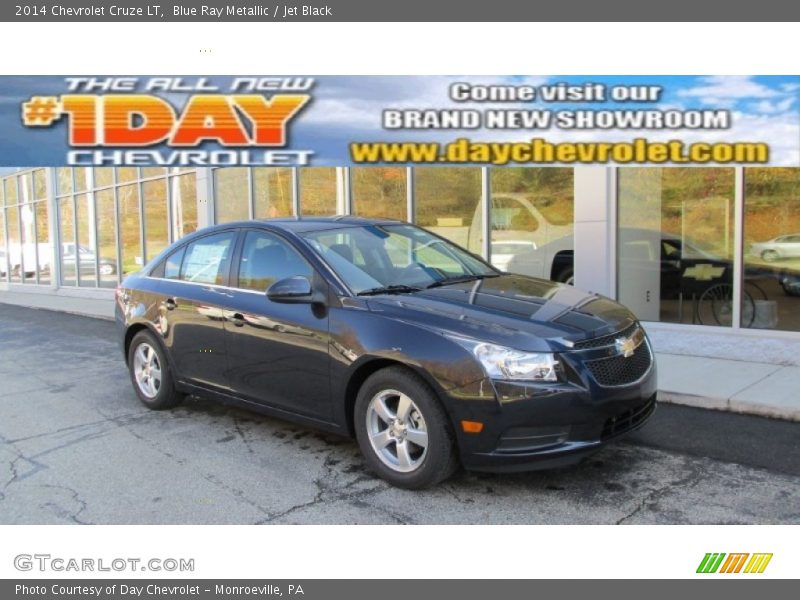 Blue Ray Metallic / Jet Black 2014 Chevrolet Cruze LT