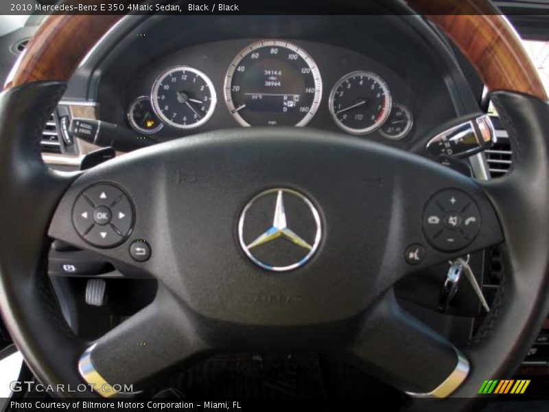 Black / Black 2010 Mercedes-Benz E 350 4Matic Sedan