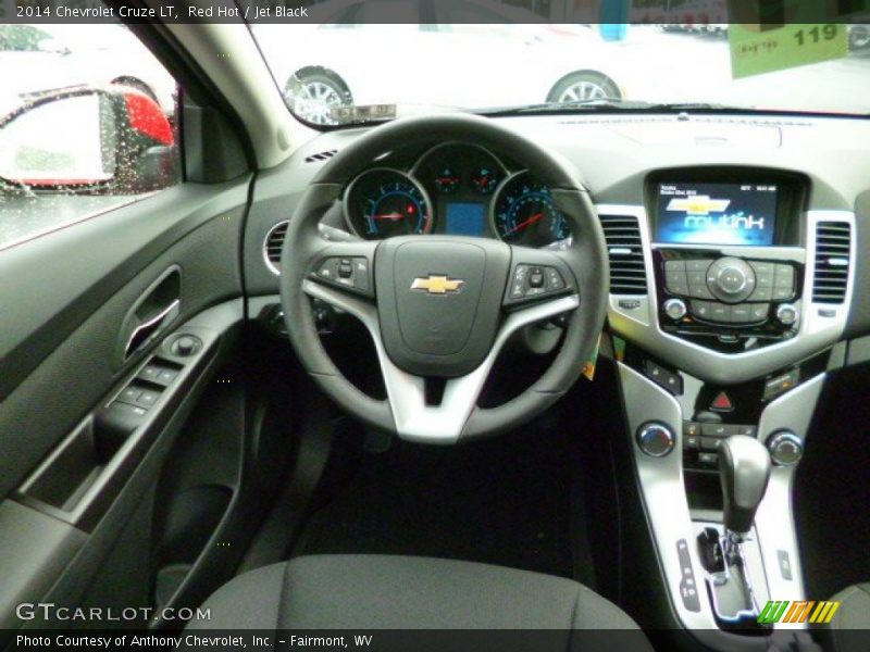 Red Hot / Jet Black 2014 Chevrolet Cruze LT