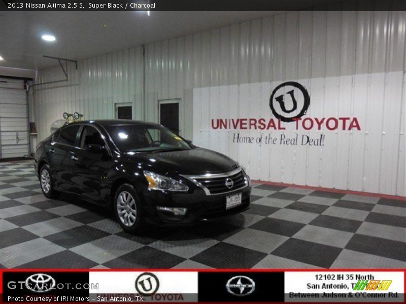 Super Black / Charcoal 2013 Nissan Altima 2.5 S