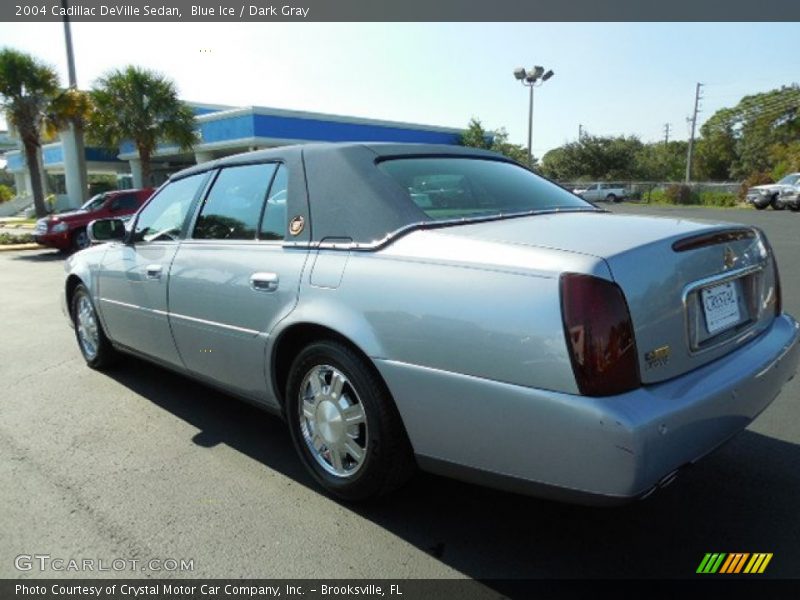 Blue Ice / Dark Gray 2004 Cadillac DeVille Sedan