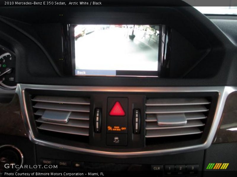 Arctic White / Black 2010 Mercedes-Benz E 350 Sedan